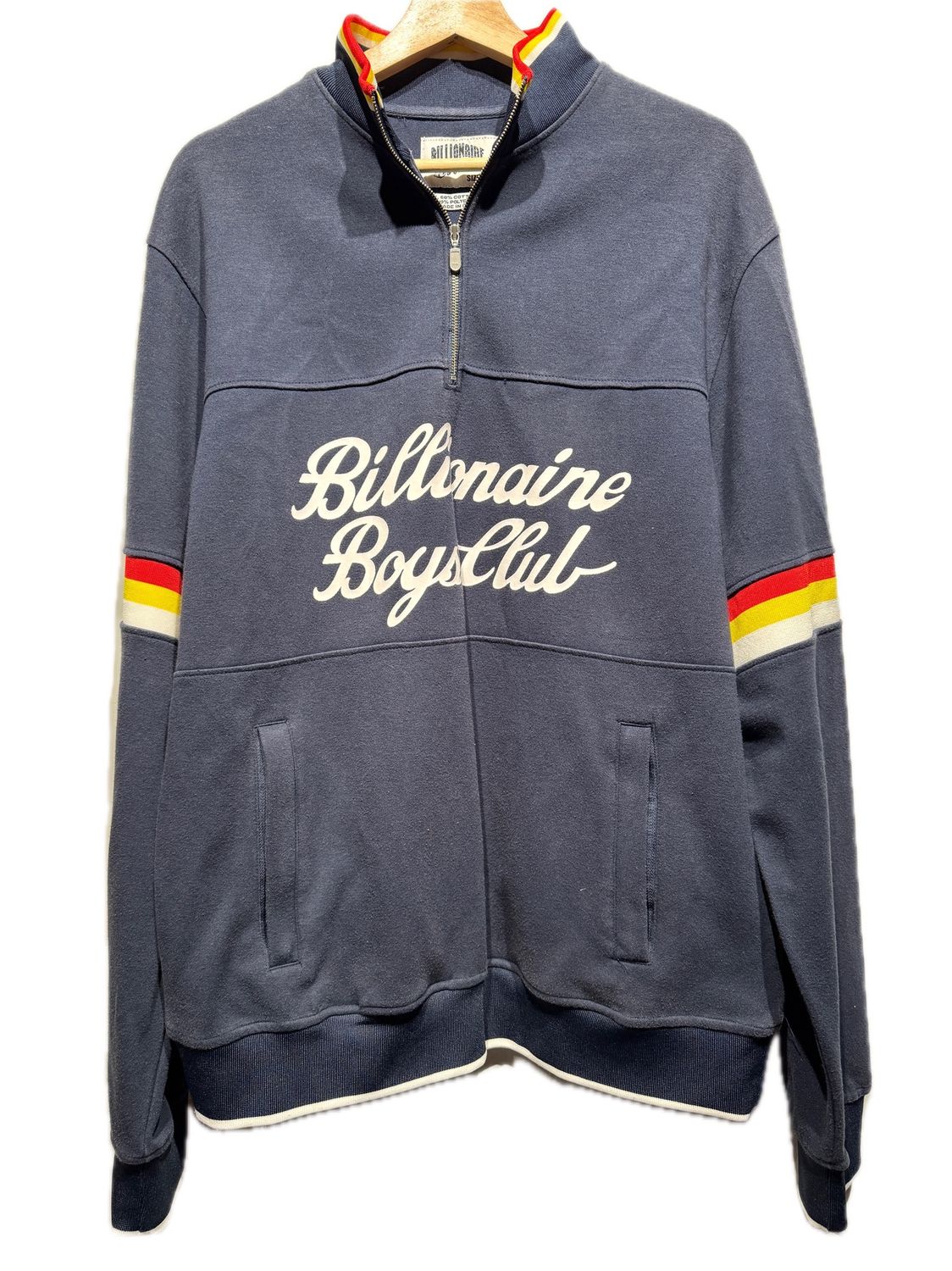 Billionaire Boys Club 1/4 Zip Blue Jacket / L - Pre Owned [6163]