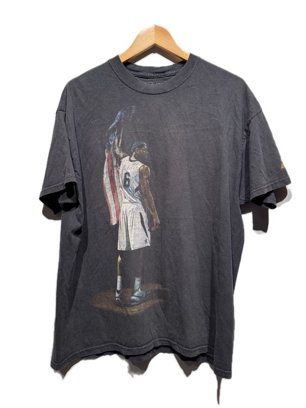 Vintage Nike Lebron American Flag Tee Shirt / XL - Pre Owned [2269]