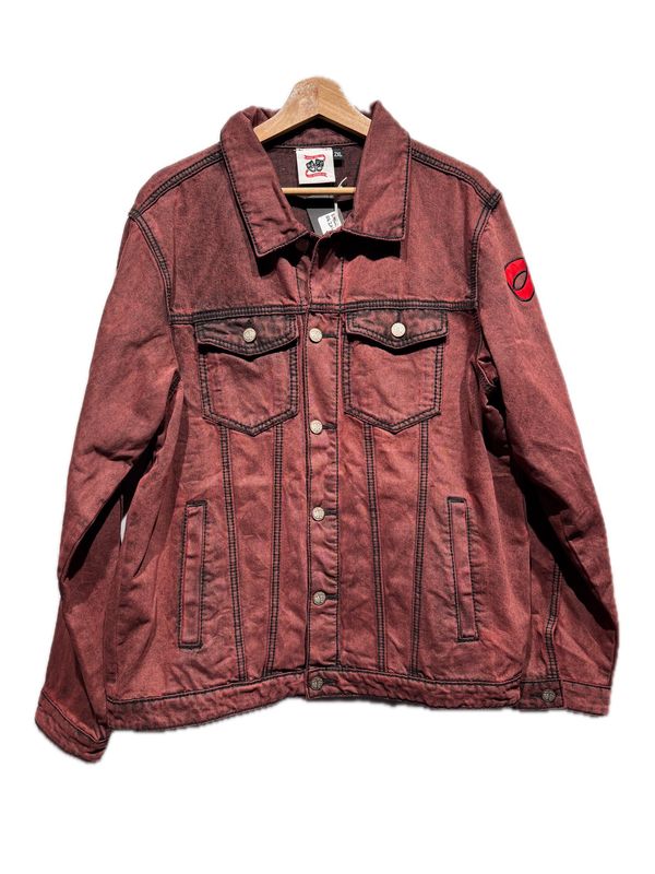 Asaali Red Denim Jacket / 2XL - Brand New [1302]