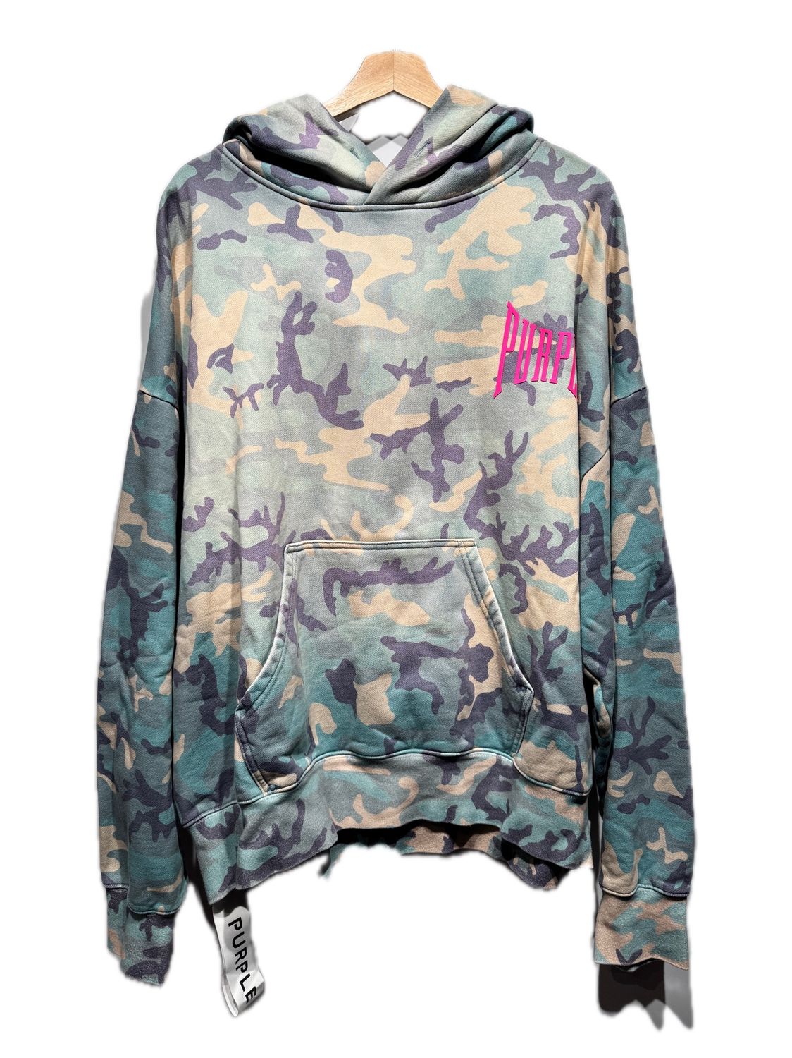 Purple Brand Camo Hoodie / XL - Brand New [1561], Clothing Size: XL, Product Condition: Brand New