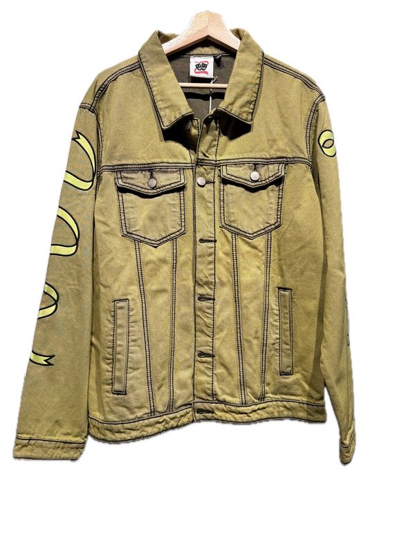 Asaali Green Denim Jacket / 3XL - Brand New [0141]