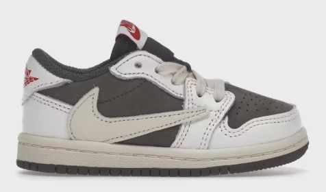 Air Jordan 1 Retro Low Original SP Travis Scott Reverse Mocha (Toddler) • Pre-Owned [6769]
