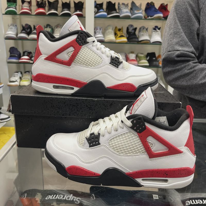 Air Jordan 4 Retro Red Cement • Pre-Owned [0762]