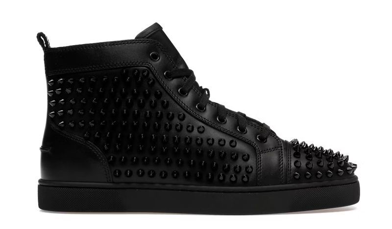 Christian Louboutin Spikes High Black - Brand New No Box