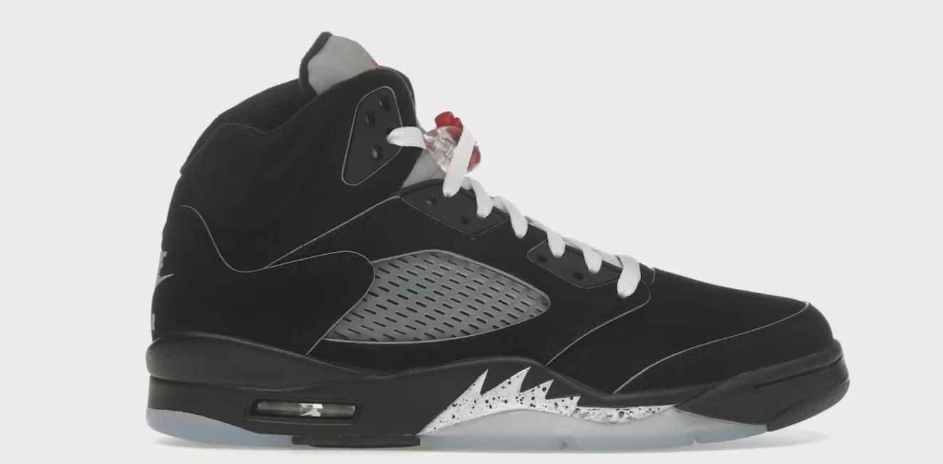 Air Jordan 5 Retro Original Black Metallic Reimagined • Brand New [0521]
