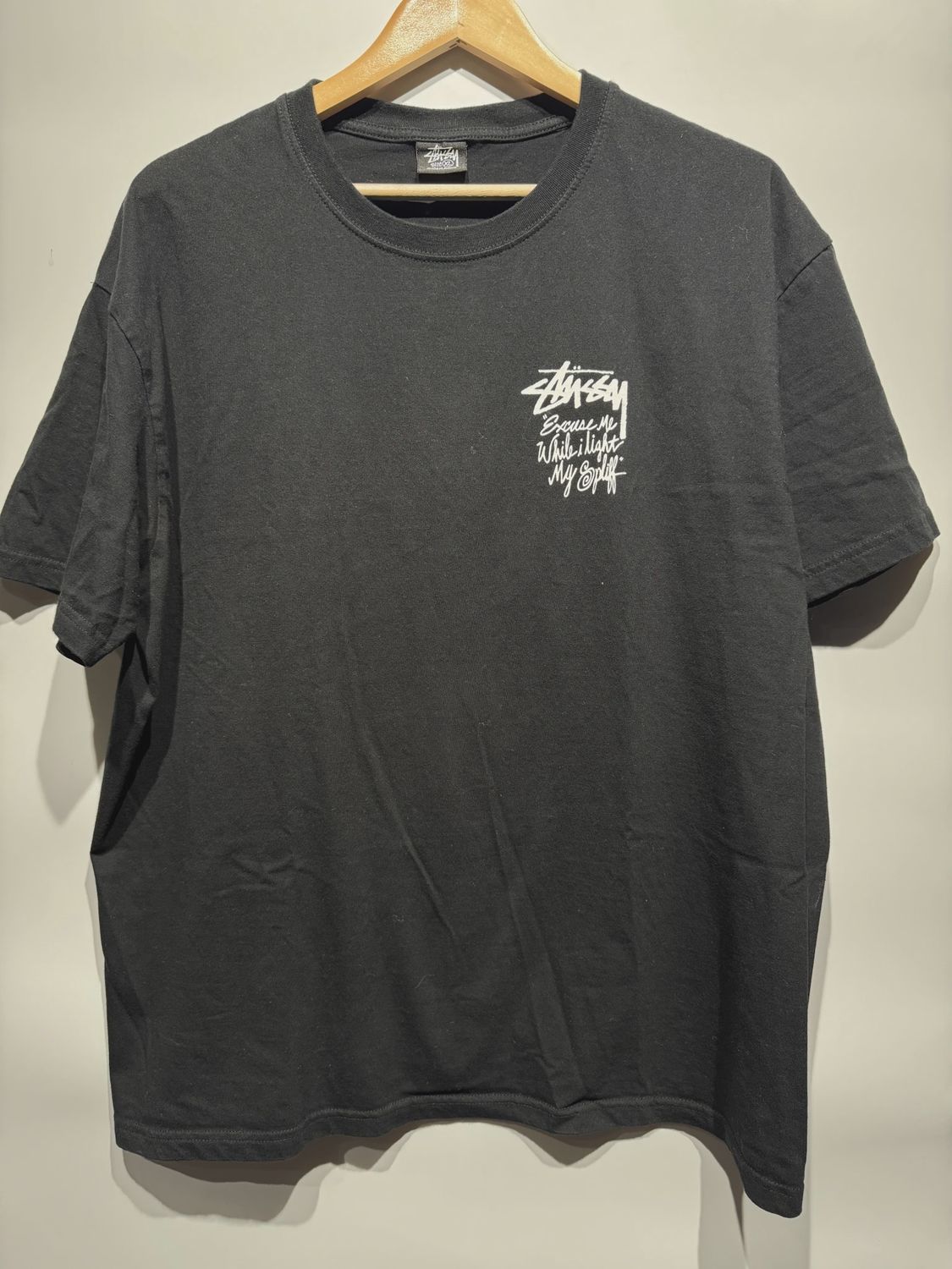 Stussy x Bob Marley Let Me Light My Spliff T Shirt Black / XL - Pre Owned [1651] • Pre-Owned [3114]