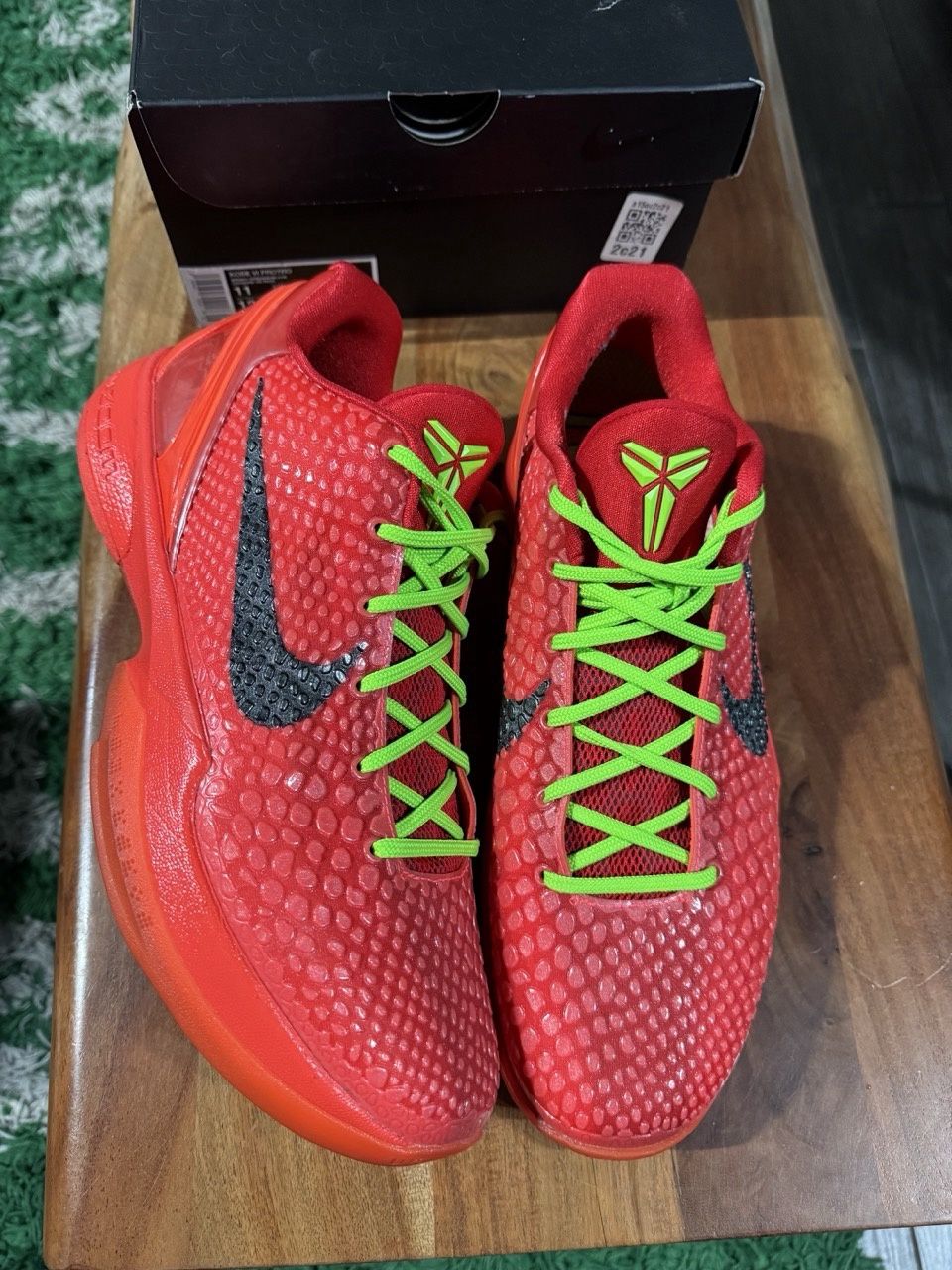 Nike Kobe 6 Protro Reverse Grinch • Pre-Owned [9356]