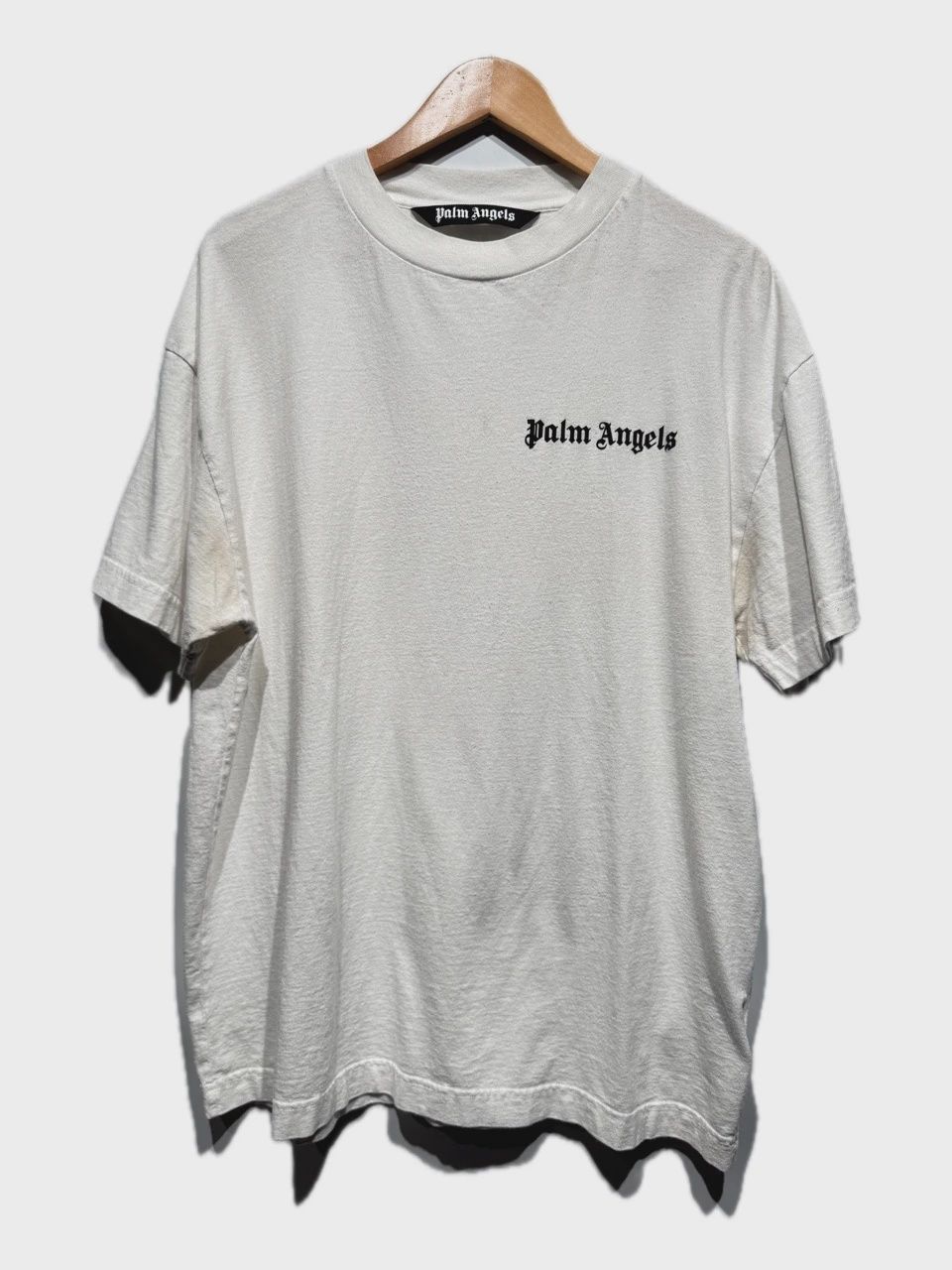 Palm Angels Chest Logo White T Shirt / XXL • Pre-Owned [9806]