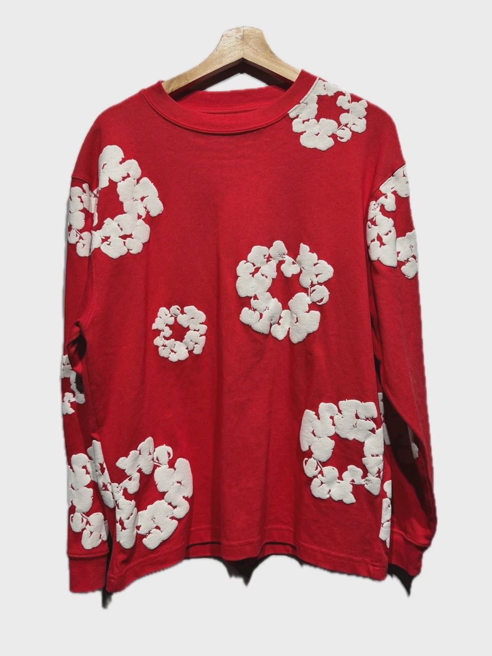 Denim Tears Wreath Long Sleeve T Shirt / Medium • Pre-Owned [3963]