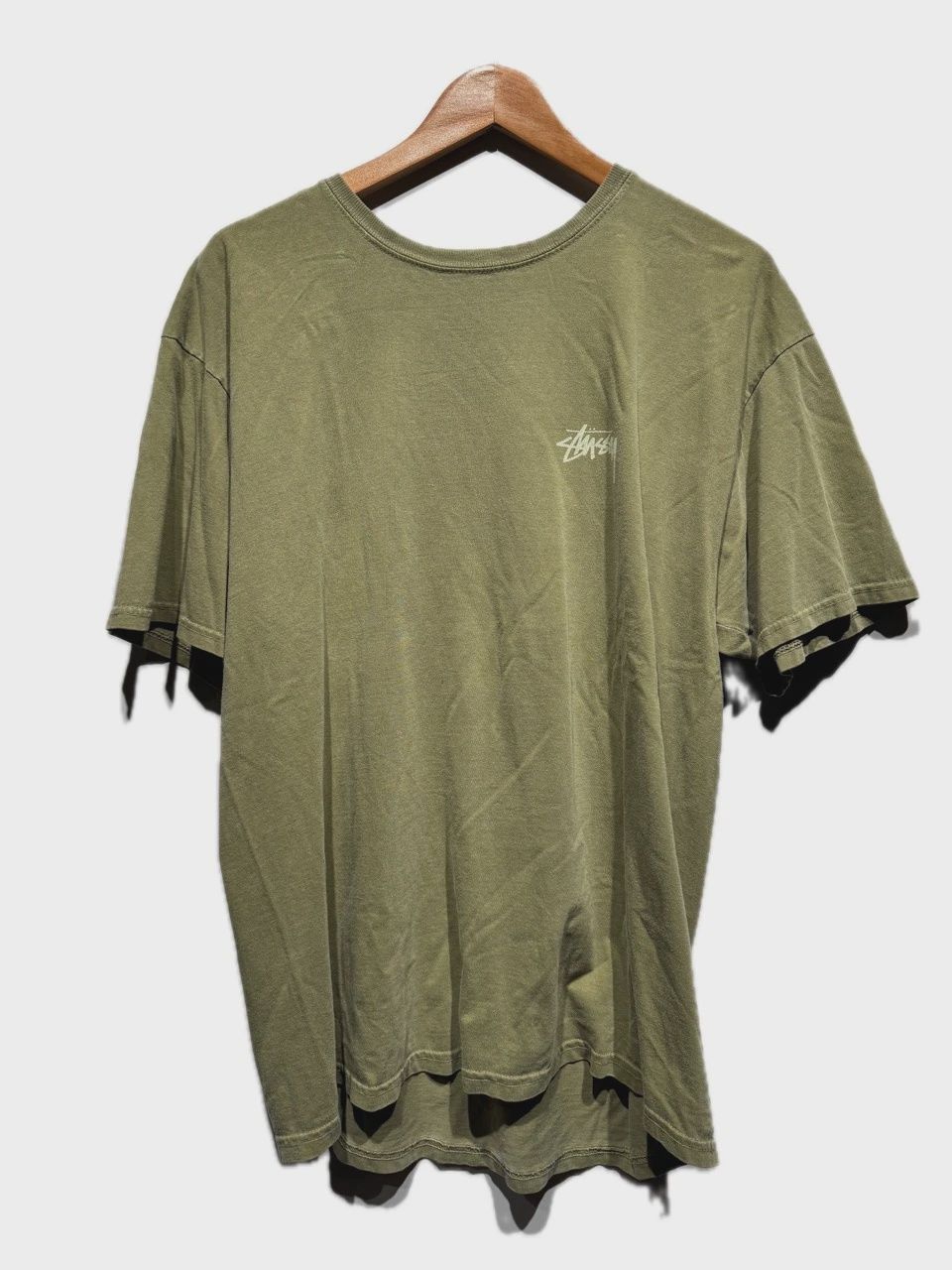 Stussy Worldwide Green Vintage T shirt • Pre-Owned [8146]