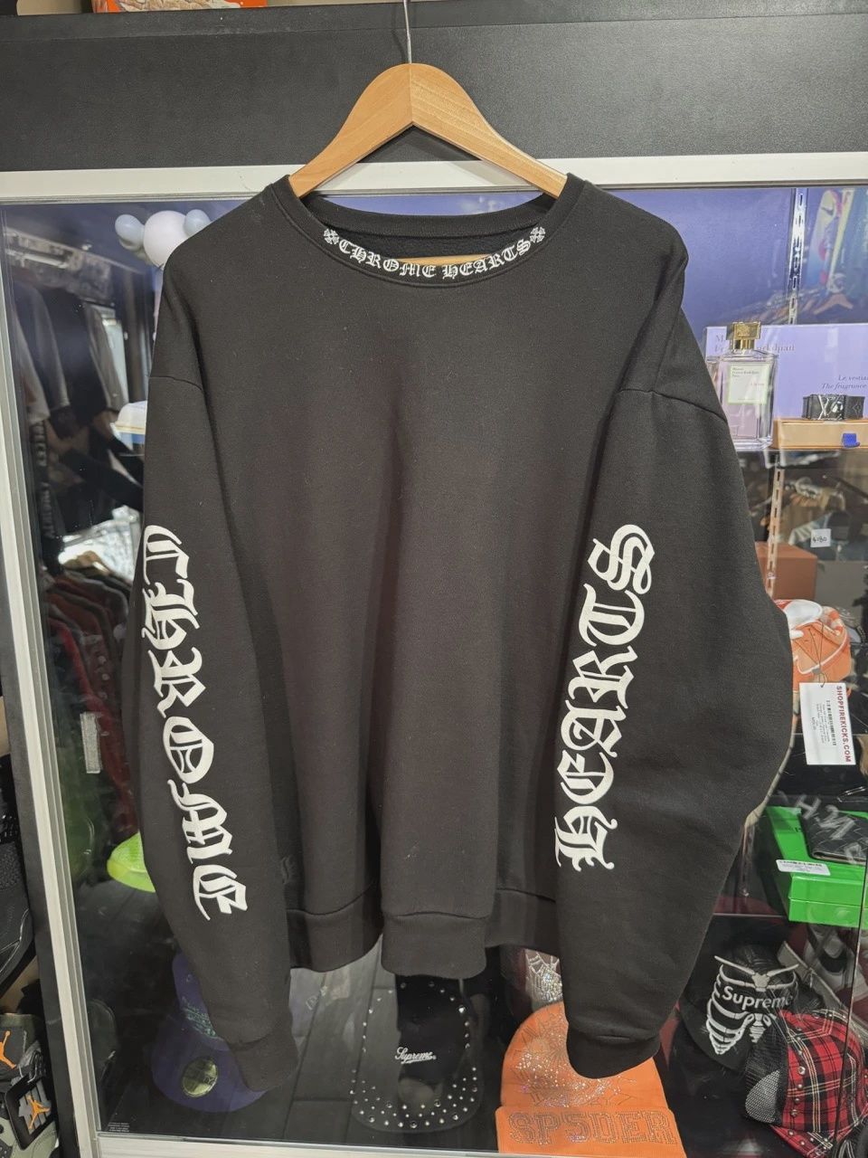 Chrome Hearts Crewneck Sleeve Script L • Pre-Owned [8909]