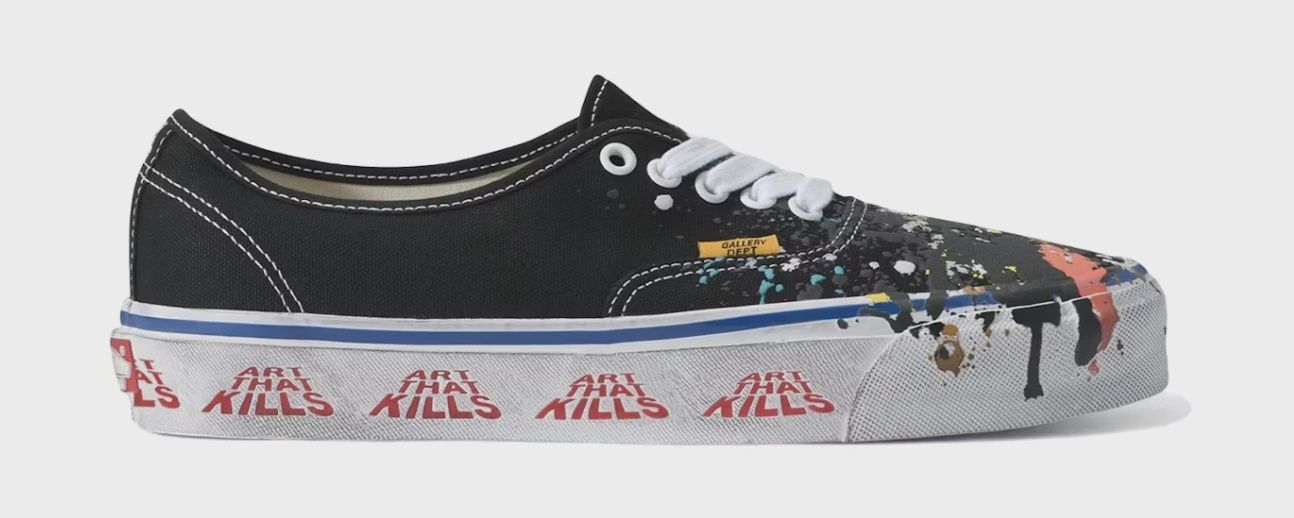 Vans Authentic Reissue 44 Gallery Dept. Art That Kills Black • Brand New [4559]