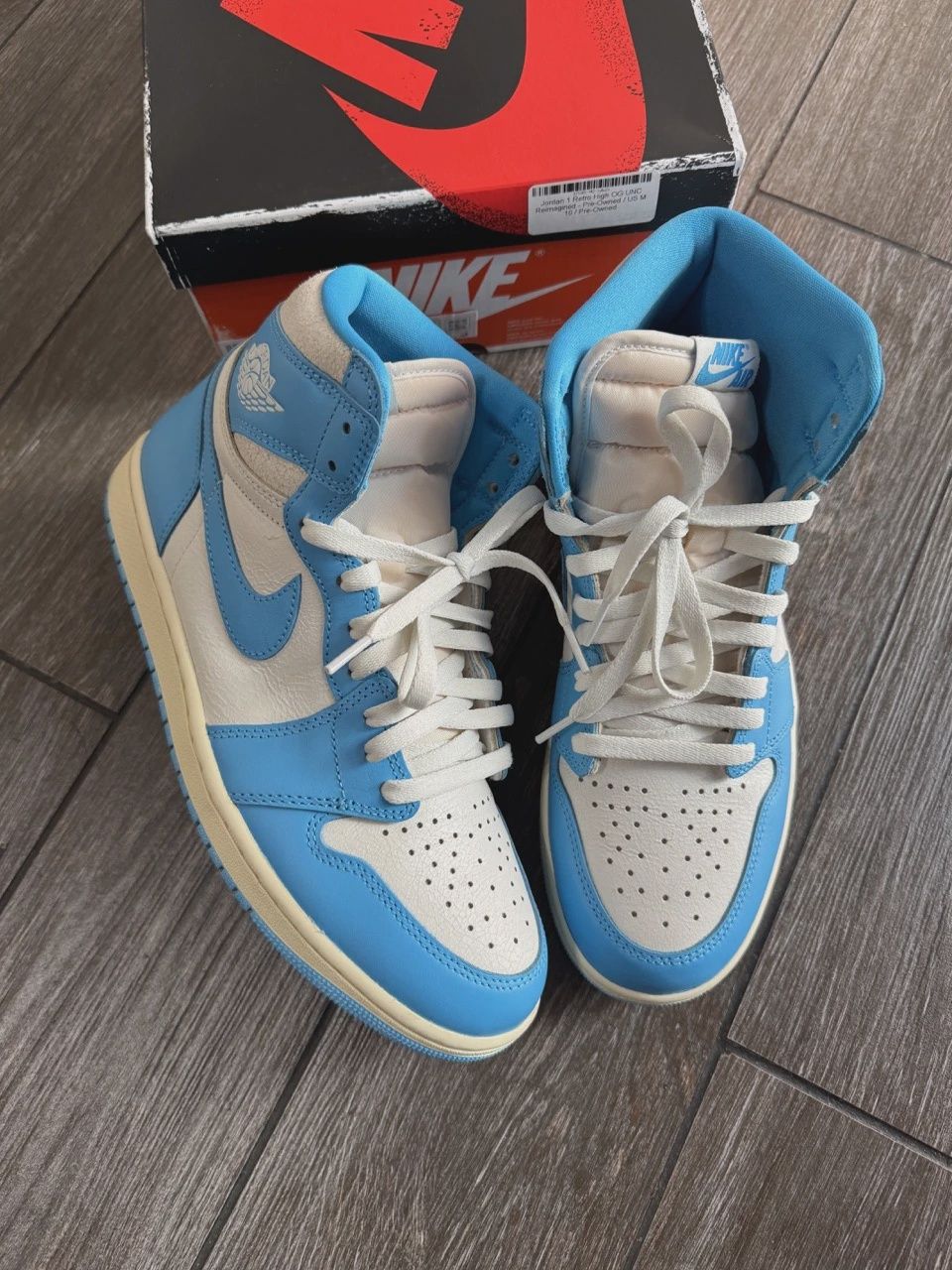 Air Jordan 1 Retro High Original UNC Reimagined • Pre-Owned [5396]