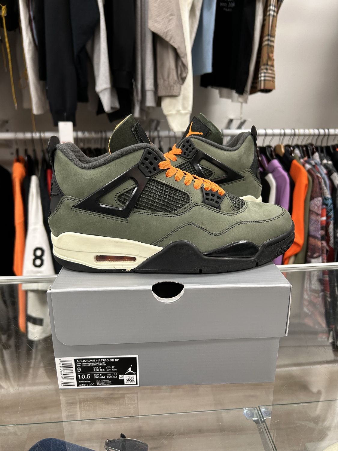 Jordan 4 Retro OG SP Undefeated (2025) • Pre-Owned, Product Condition: Pre-Owned, Shoe Size: US M 9