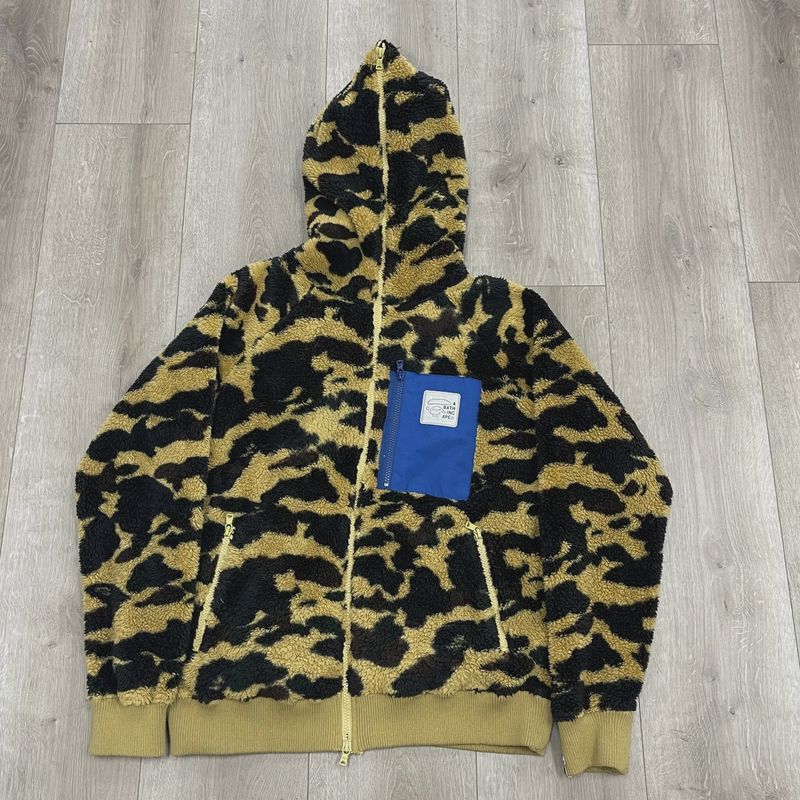 BAPE 1st Camo Boa Wide Full Zip Hoodie • Pre-Owned [1062]