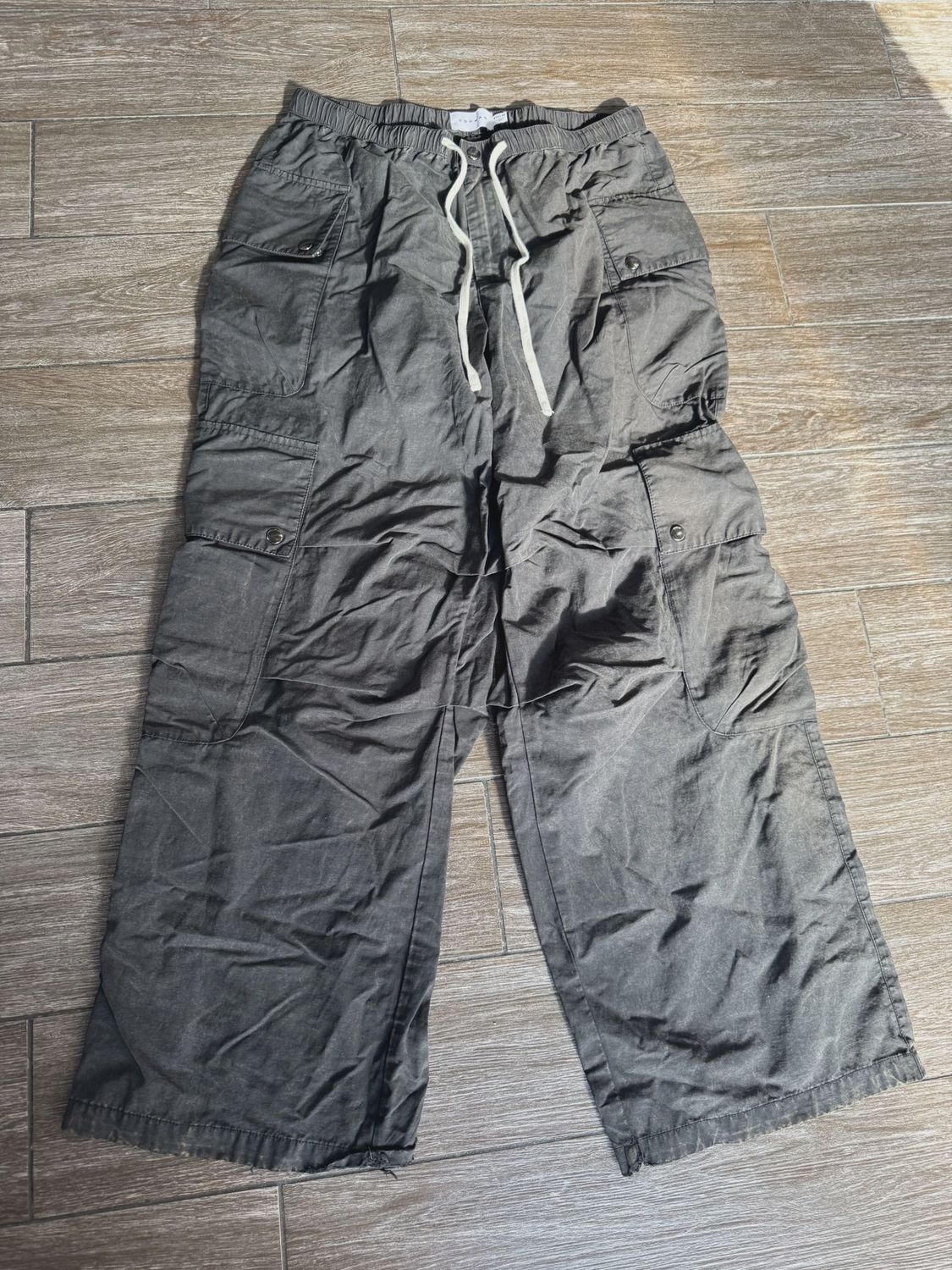 Top Man Green Cargo Pants 34x34 • Pre-Owned [5104]