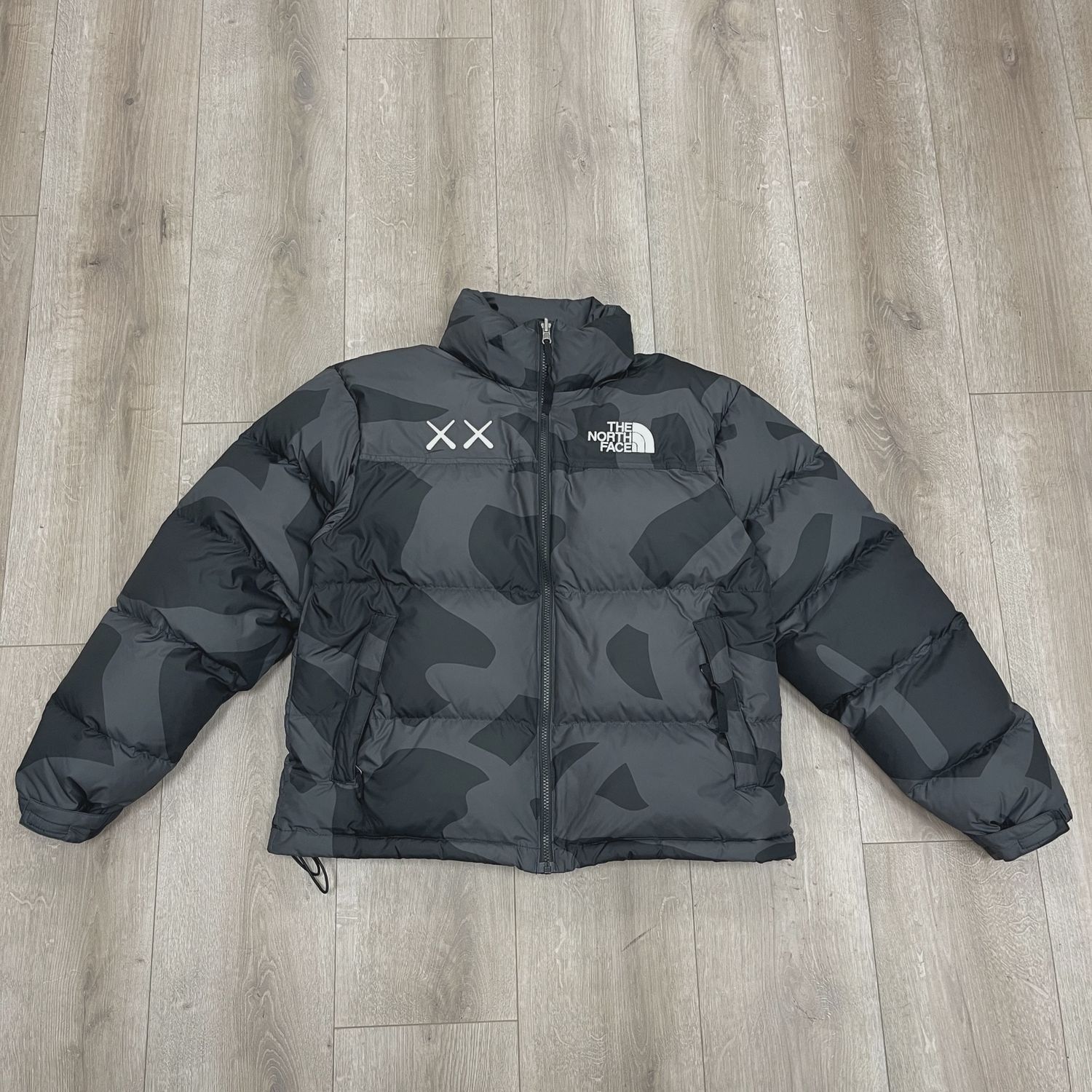 KAWS x The North Face Retro 1996 Nuptse Jacket Black • Pre-Owned [4391]