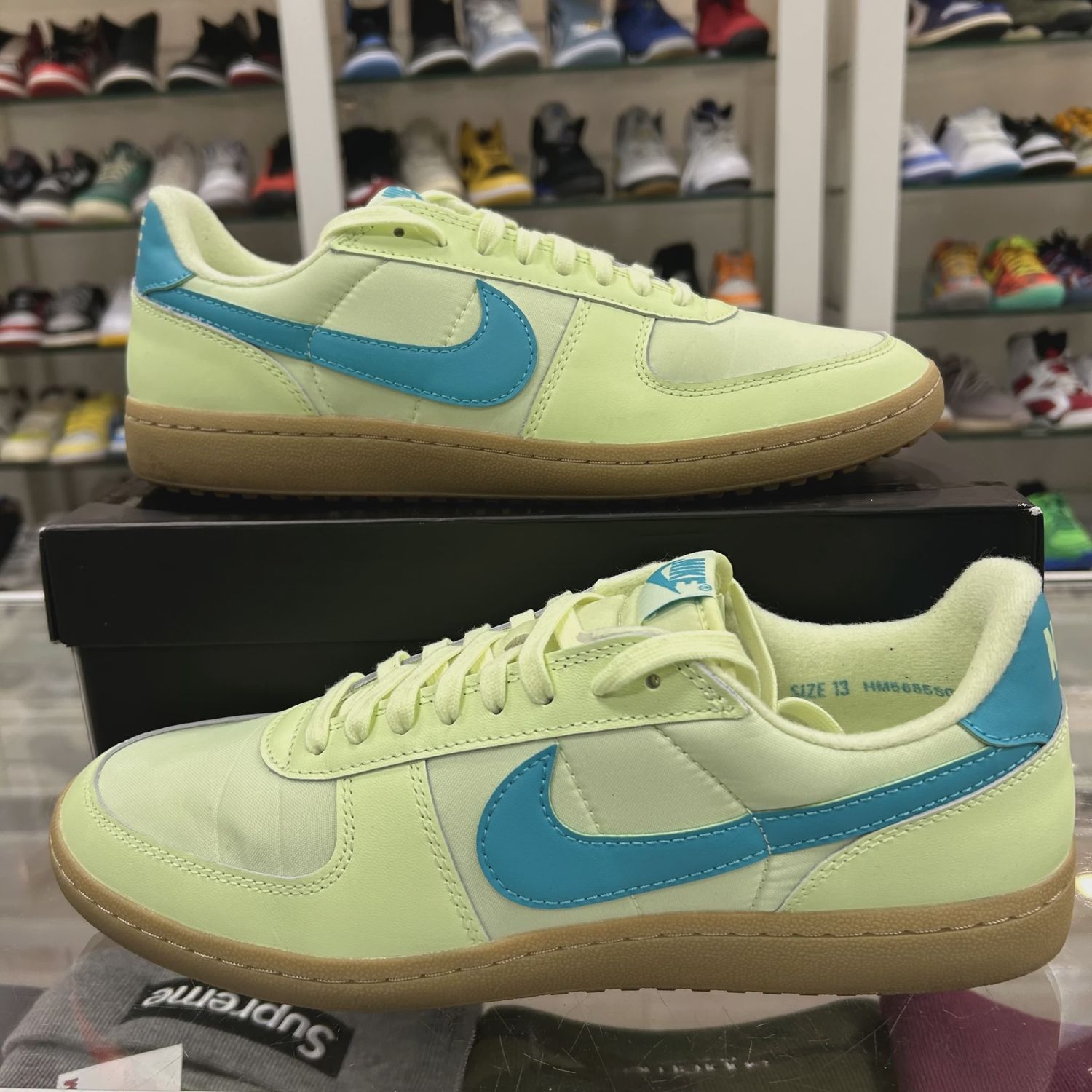 Nike Field General '82 Barely Volt Dusty Cactus • Pre-Owned [1818]