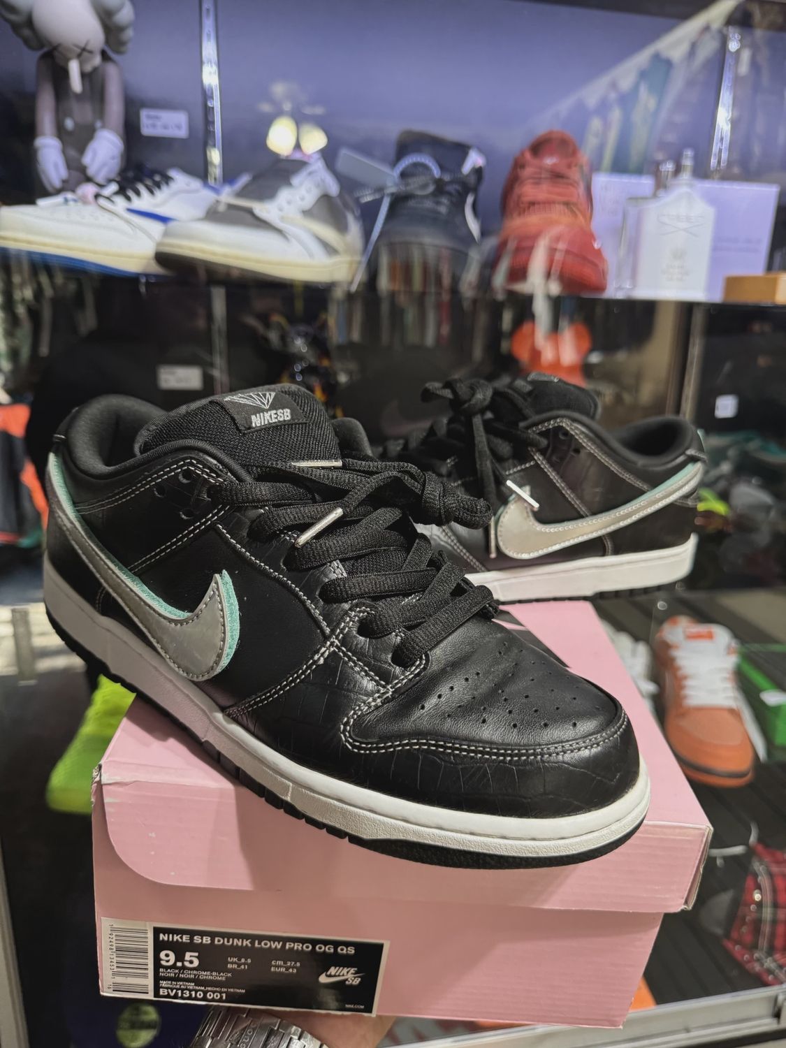 Nike SB Dunk Low Diamond Supply Co. Black Diamond • Pre-Owned [9605]