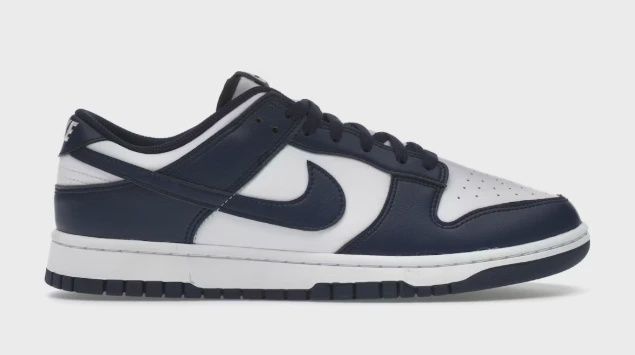Nike Dunk Low White Midnight Navy • Brand New [1716]