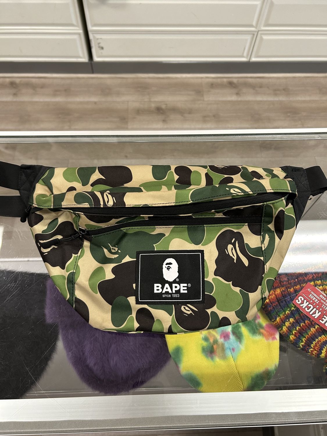A Bathing Ape (BAPE) 1st camo print waist bag - Pre-Owned