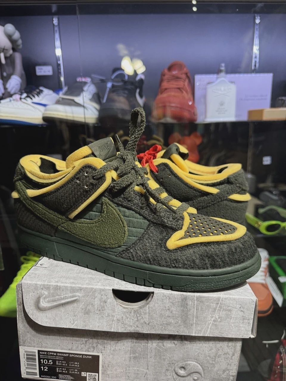 Nike Dunk Low Cactus Plant Flea Market Swamp Sponge Sequoia  • Pre-Owned [0395]