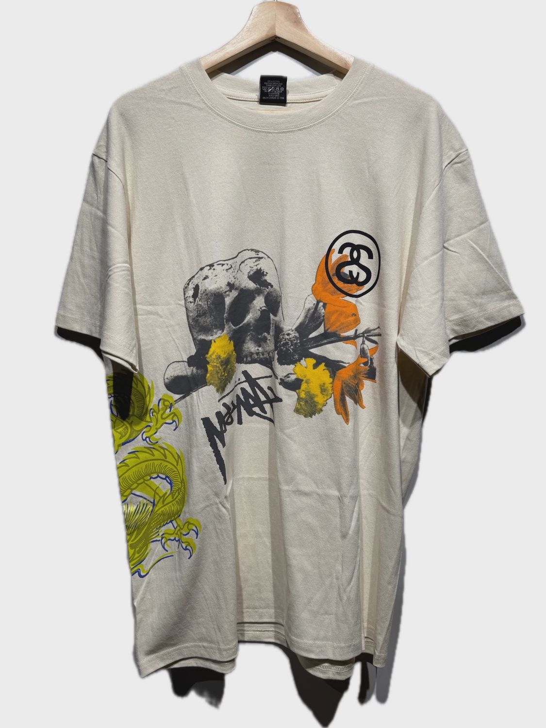 Stussy Strike Skull Graph Tee size Large • Brand New [2393]