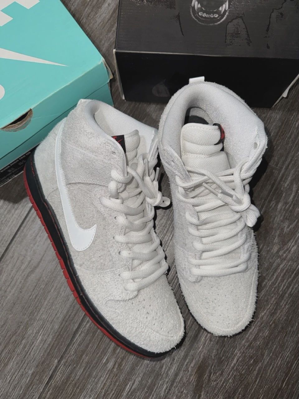 Nike SB Dunk High Wolf In Sheep's Clothing (Deluxe Set W/ Accessories) • Pre-Owned [2377], Product Condition: Pre-Owned, Shoe Size: US M 12