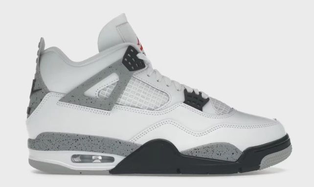 Air Jordan 4 Retro White Cement (2025) • Brand New [6569]