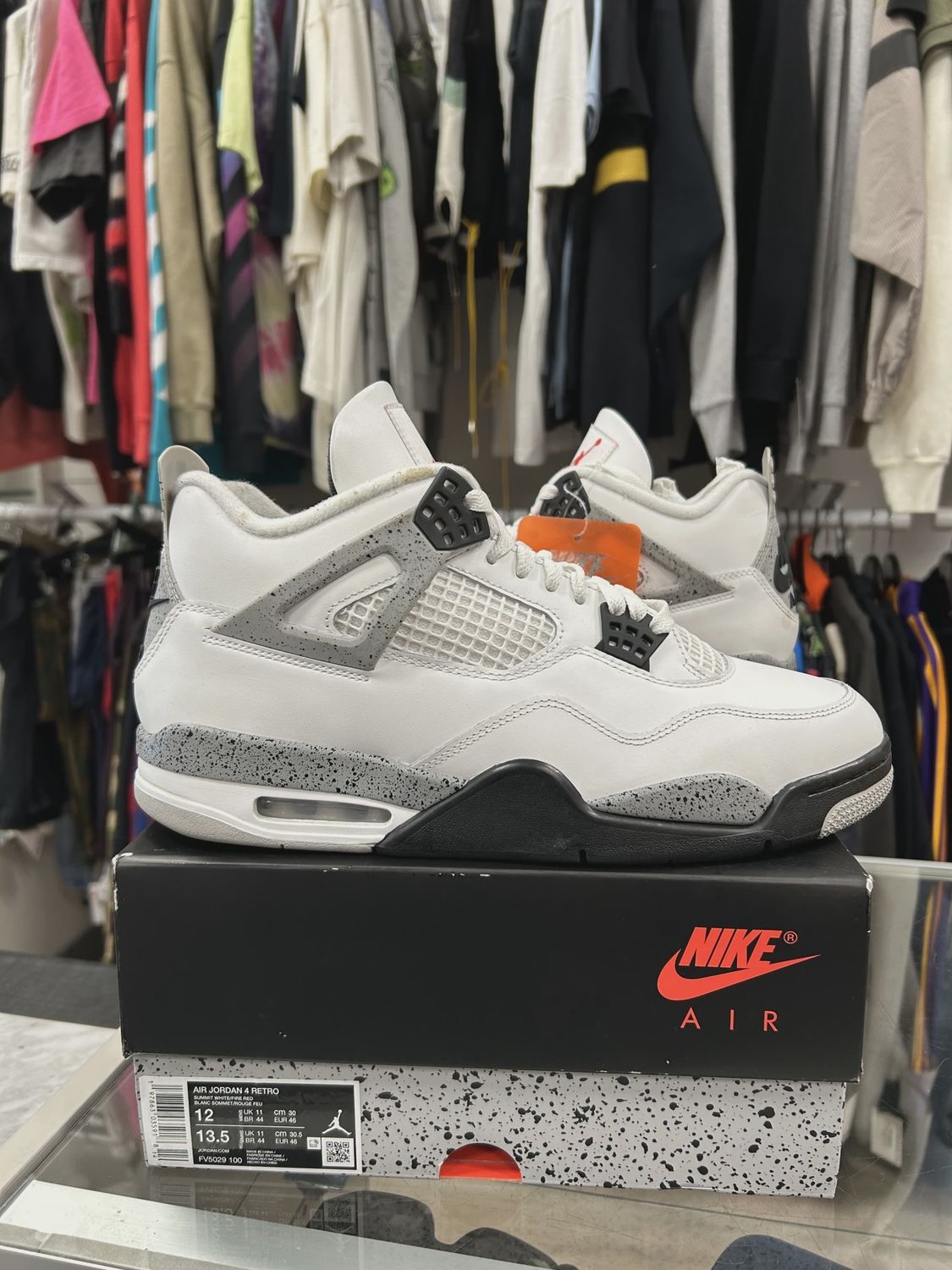 Jordan 4 Retro White Cement (2025) • Pre-Owned [2373]