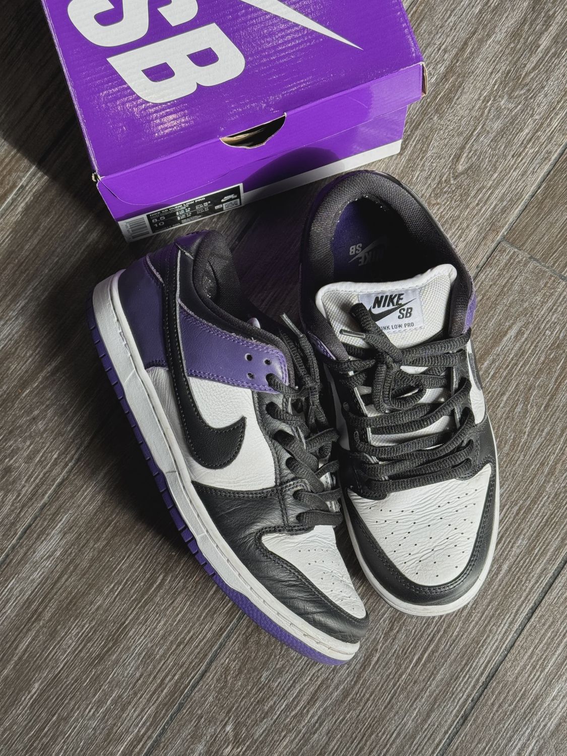 Nike SB Dunk Low Court Purple • Pre-Owned [0318]