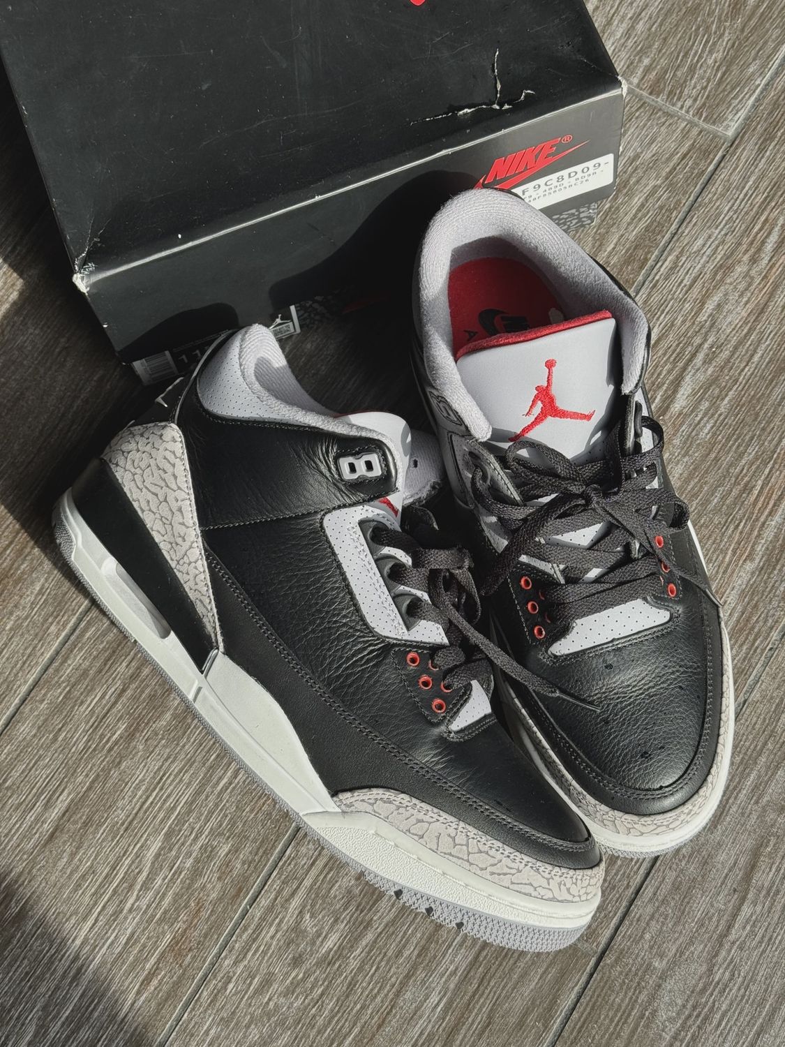 Air Jordan 3 Retro Original Black Cement (2024) • Pre-Owned [3842]