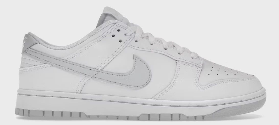 Nike Dunk Low Retro White Pure Platinum • Brand New [2357]
