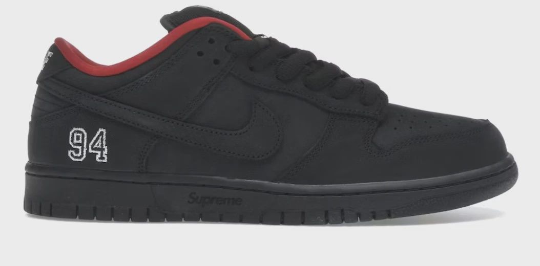 Nike SB Dunk Low Supreme 94 Black • Brand New [1196]