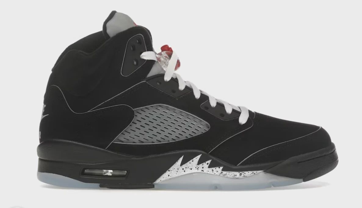 Air Jordan 5 Retro Original Black Metallic Reimagined • Brand New [0115]
