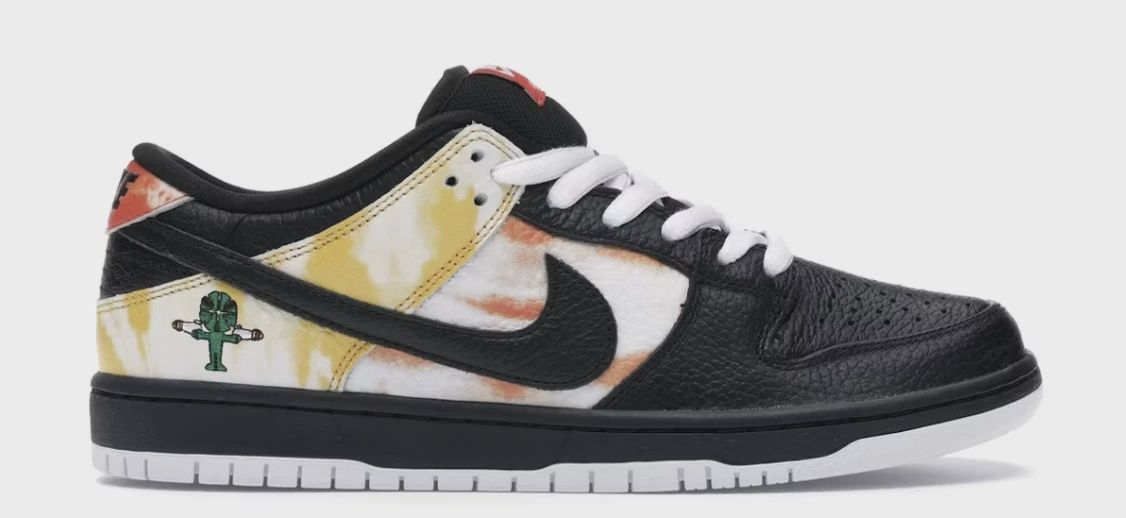 Nike SB Dunk Low Raygun Tie-Dye Black • Brand New [6875]