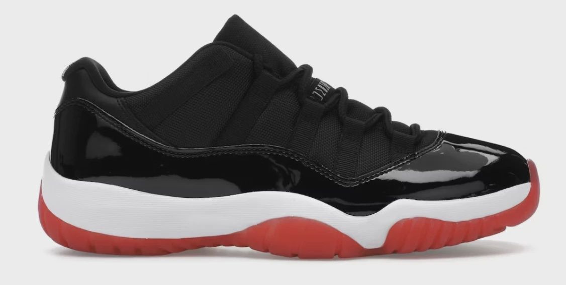 Air Jordan 11 Retro Low Black Red (2025) • Brand New [2098]