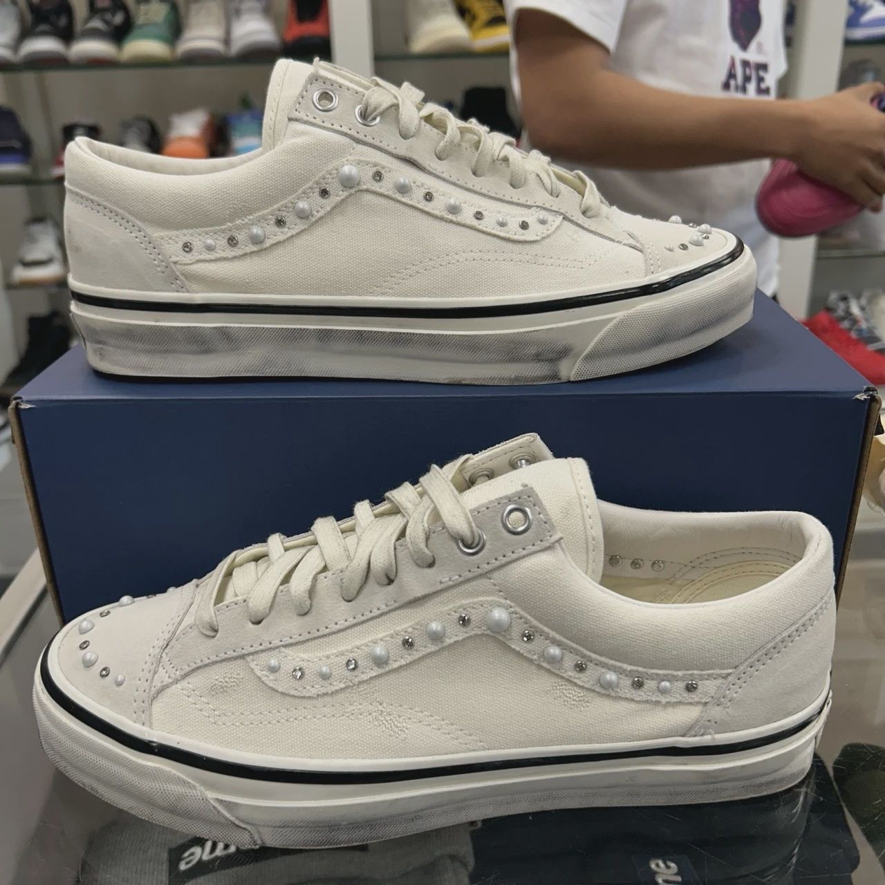 Vans OTW Old Skool 36 Pearlized Pack Marshmallow • Pre-Owned [5728]