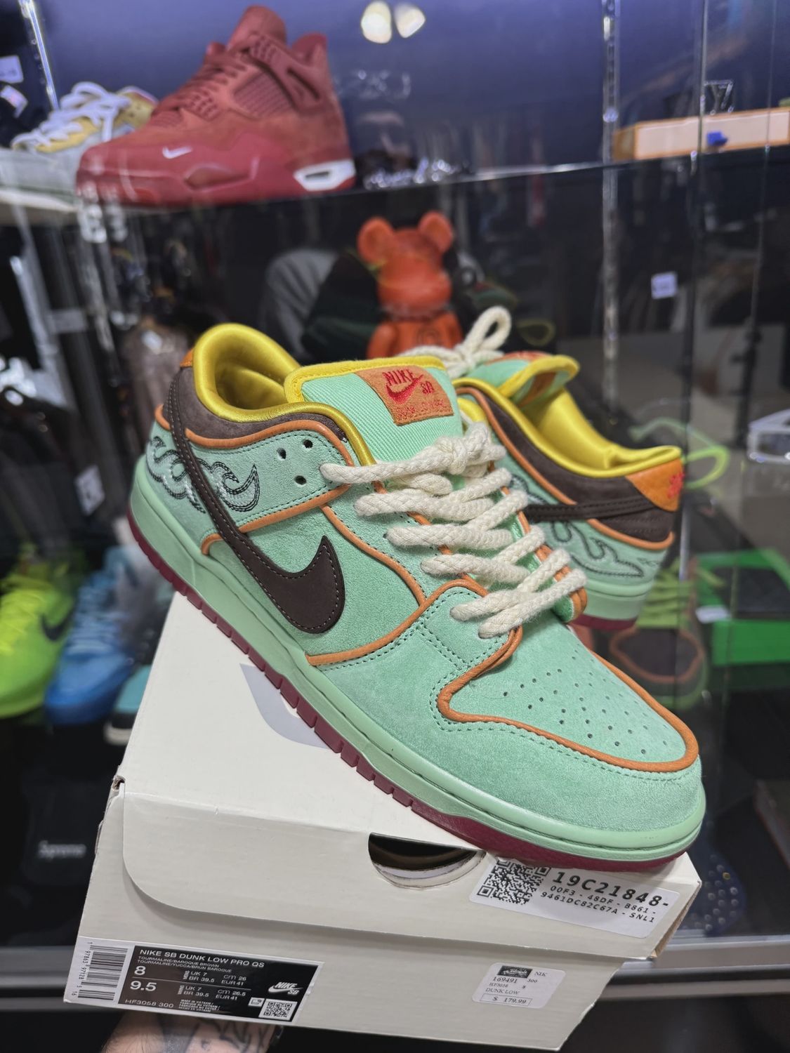 Nike SB Dunk Low Rodeo Tourmaline • Pre-Owned [6093]