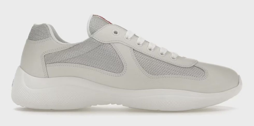 Prada Americas Cup White Silver Red • Pre-Owned [0070]