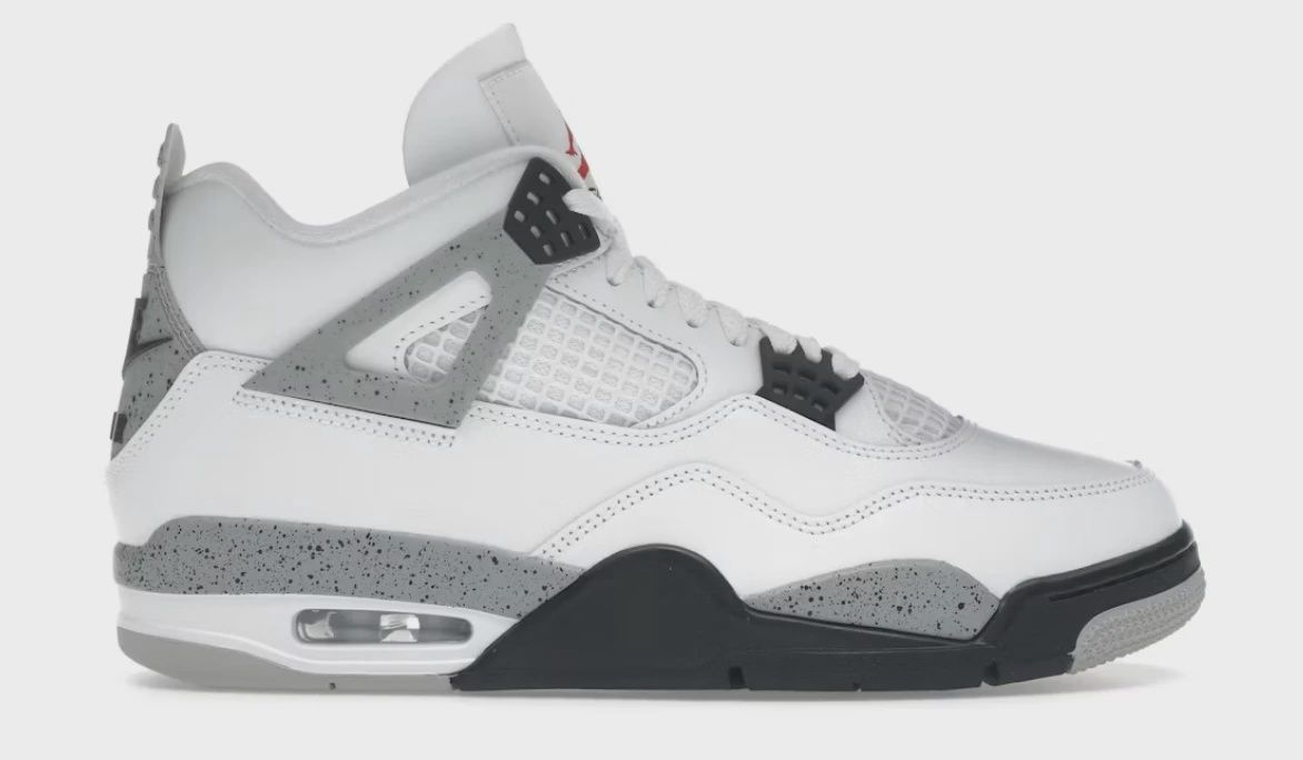 Jordan 4 Retro White Cement (2025) • Brand New [9213]