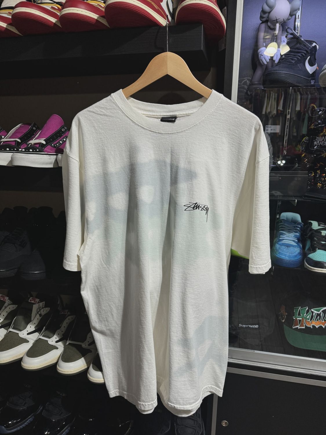 Stussy Low Tide Tee Pigment Dyed Natural size XL • Pre-Owned [6321]
