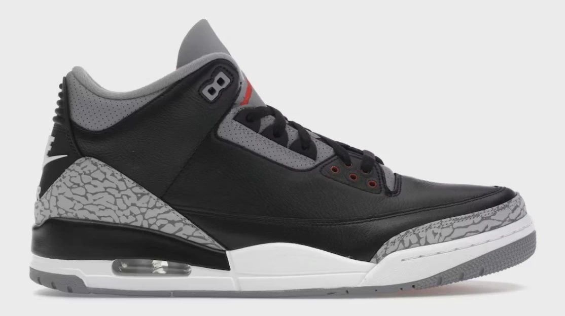 Air Jordan 3 Retro Original Black Cement (2024) • Brand New [1600]