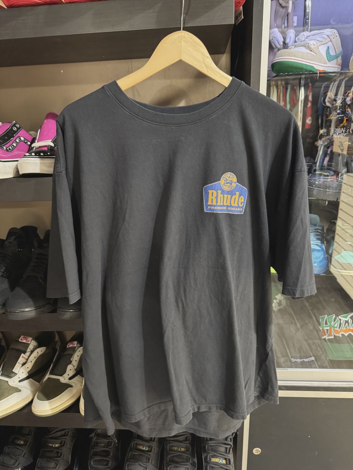 Rhude Premium Cigar Tee Shirt size 2XL • Pre-Owned [2475]