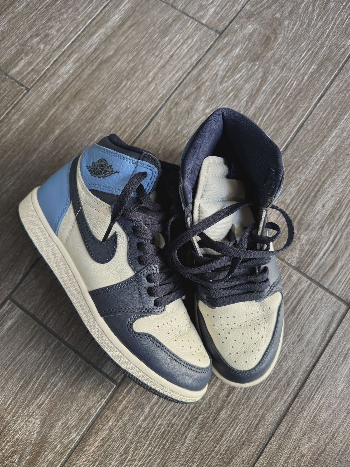 Air Jordan 1 Retro High Obsidian (Grade School) No Box • Pre-Owned [5193]