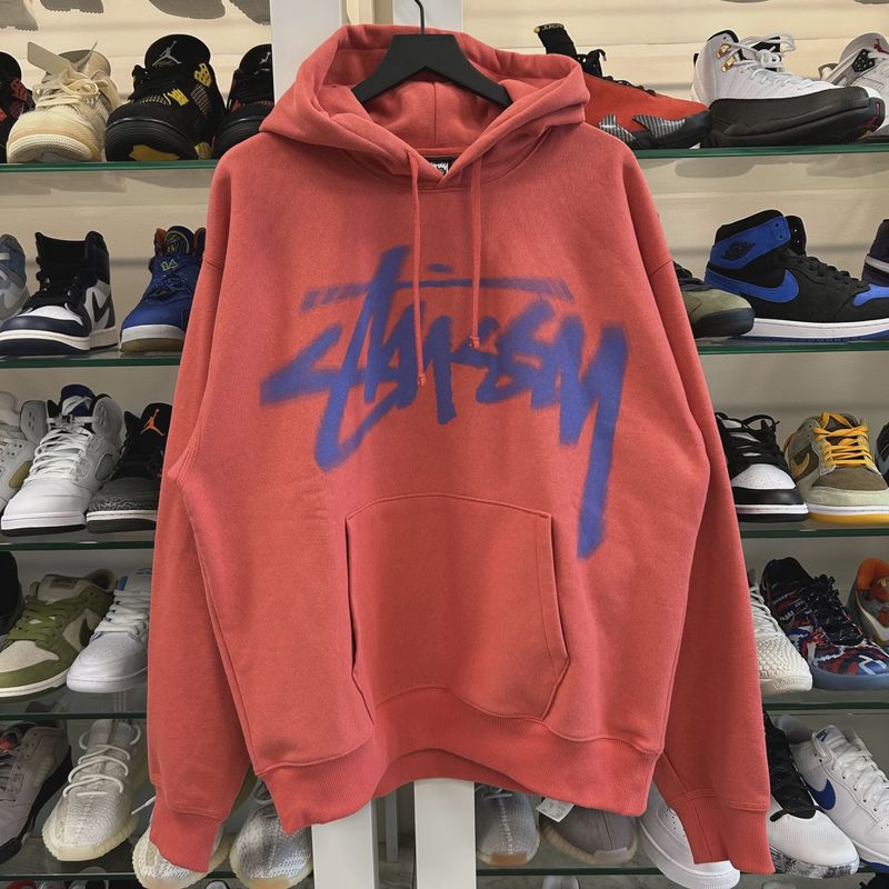 Stussy Dizzy Stock Hoodie 'Pepper' • Brand New [4556]
