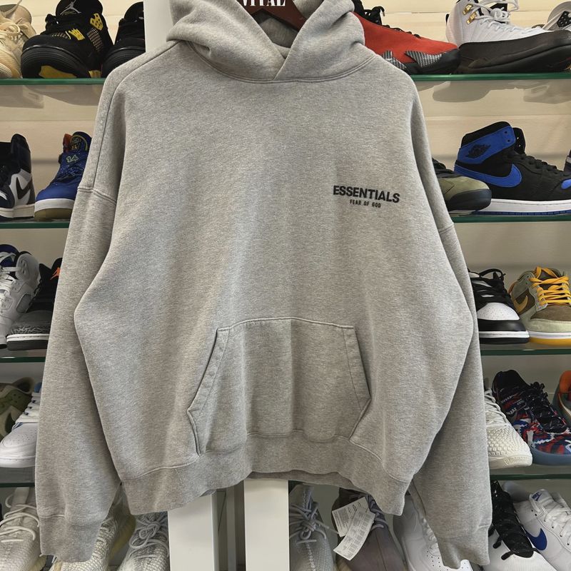 Essentials Gray Hoodie  • Pre-Owned [7033]