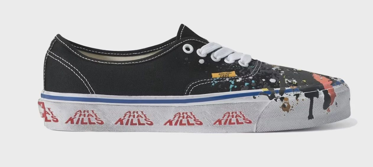Vans Authentic Reissue 44 Gallery Dept. Art That Kills Black • Brand New [5802]
