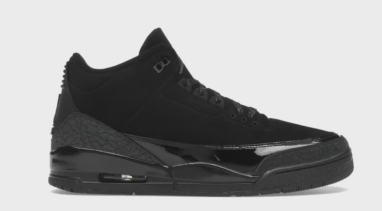 Air Jordan 3 Retro Black Cat (2025) • Brand New [4885]