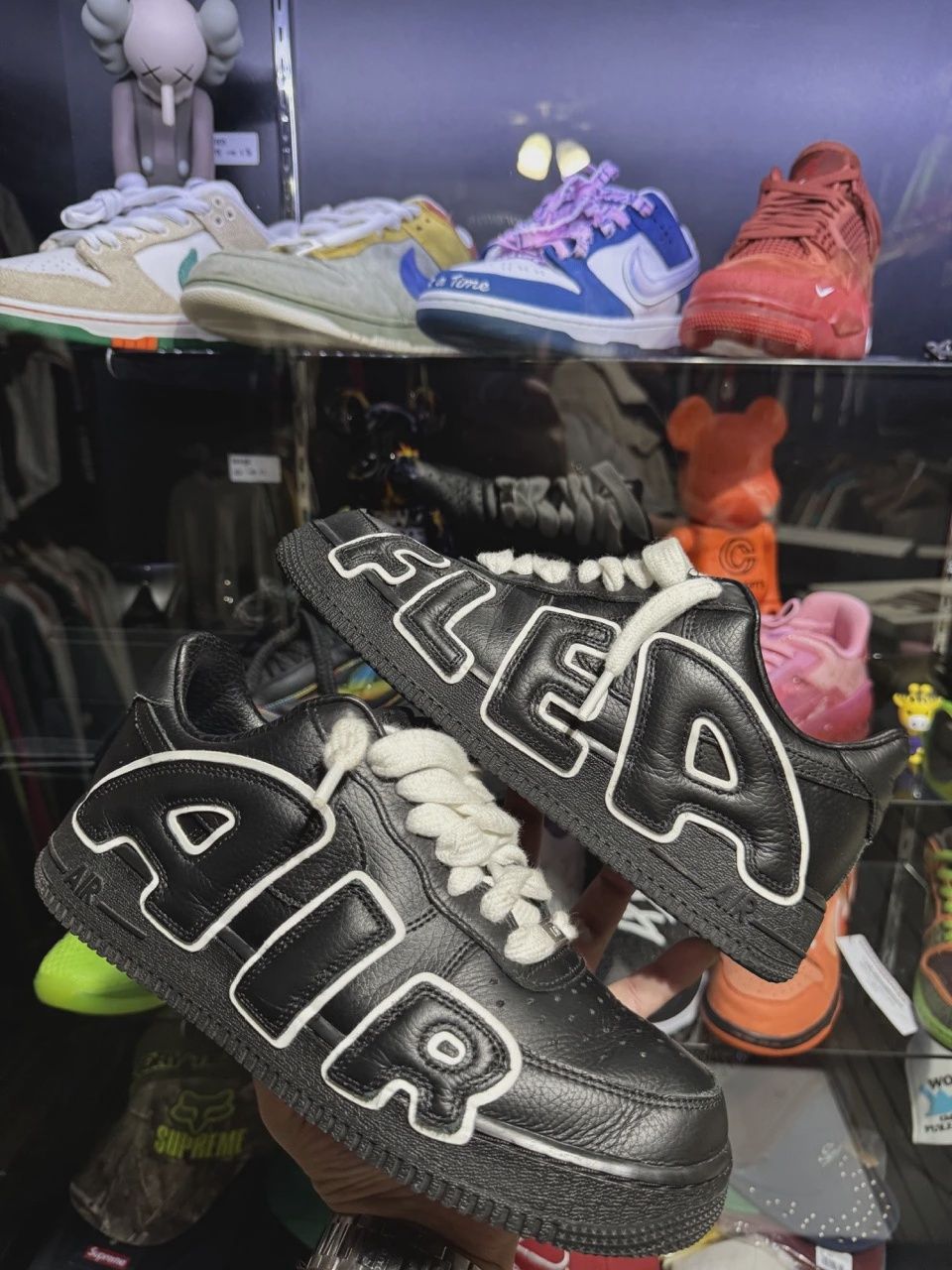 Nike Air Force 1 Low Cactus Plant Flea Market Black (2024) No Box • Pre-Owned [2134]